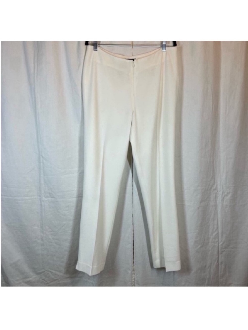 Peace of Cloth Jasmine Paramount Knit Slim Leg Pants Ivory Classic Chic